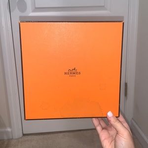 Hermes smaller silk scarf box